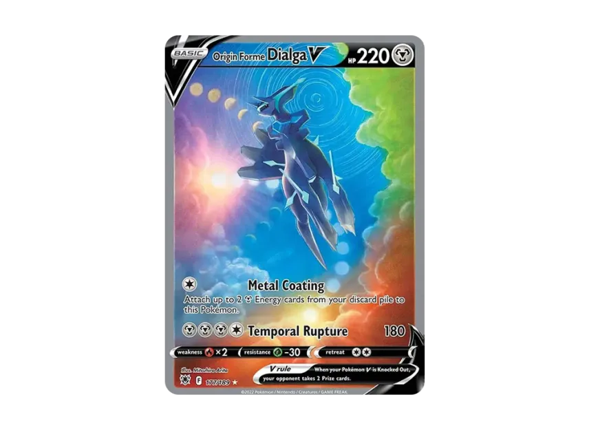 Origin Forme Dialga V UR [189-ASTRAL-RADIANCE 177/189] (Sword & Shield "Astral Radiance")
