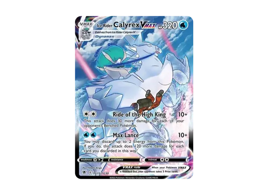 Ice Rider Calyrex VMAX UR [TG15/TG30] (Sword & Shield "Astral Radiance")