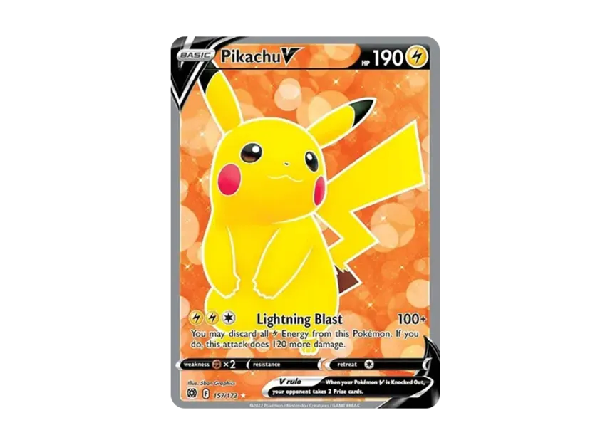 Pikachu V UR [172-BRILLIANT-STARS 157/172] (Sword & Shield "Brilliant Stars")