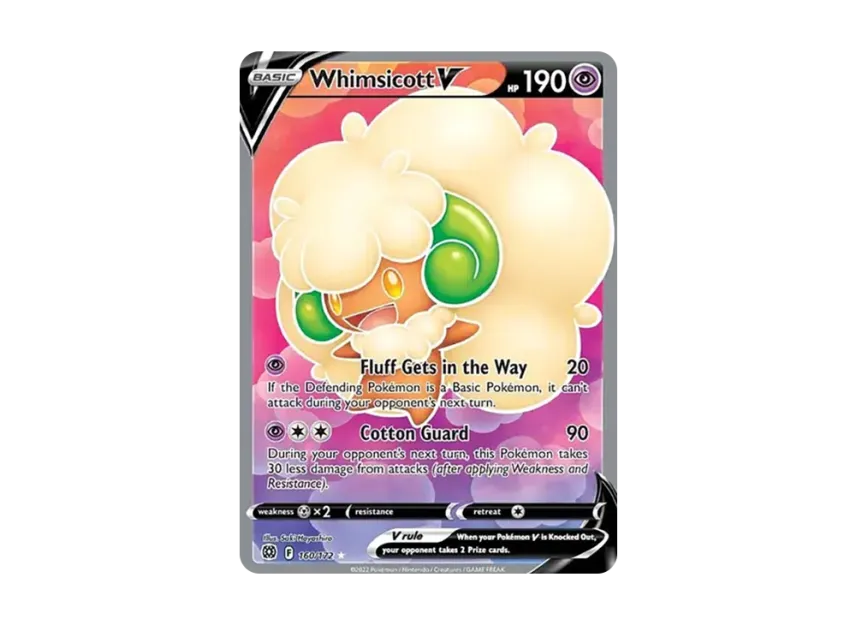 Whimsicott V UR [172-BRILLIANT-STARS 160/172] (Sword & Shield "Brilliant Stars")