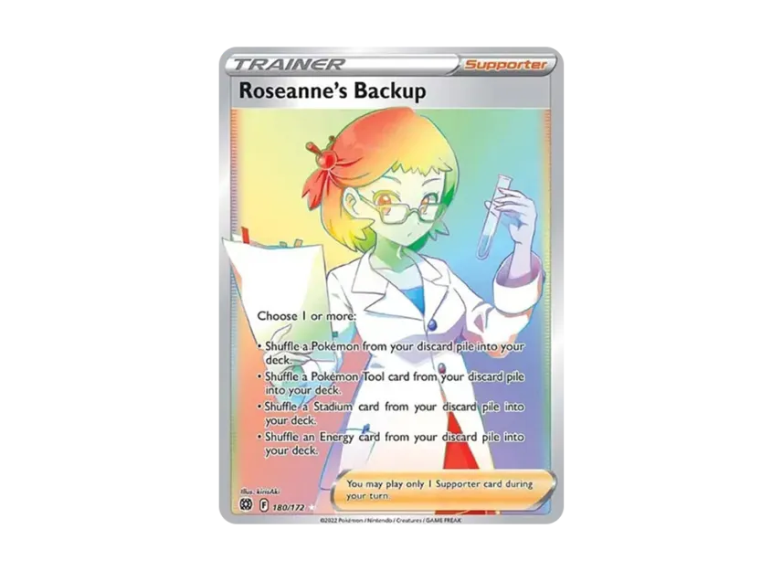 Roseanne's Backup RR [172-BRILLIANT-STARS 180/172] (Sword & Shield "Brilliant Stars")