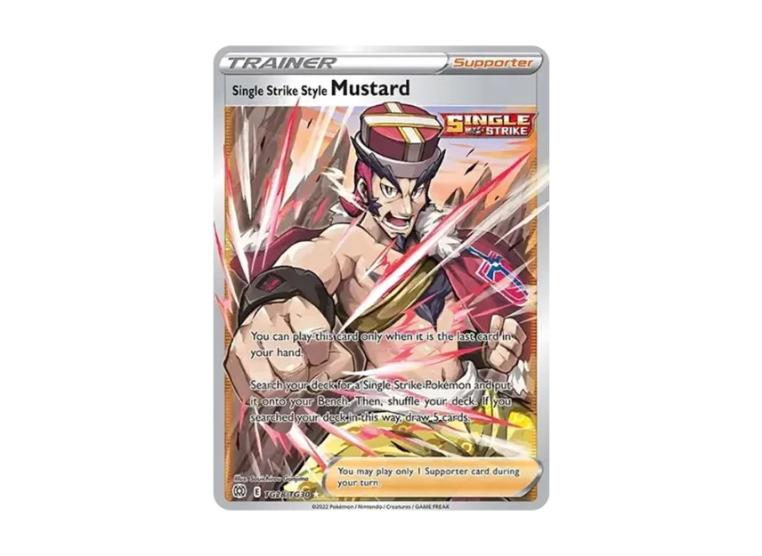 Single Strike Style Mustard UR [TG28/TG30] (Sword & Shield "Brilliant Stars")
