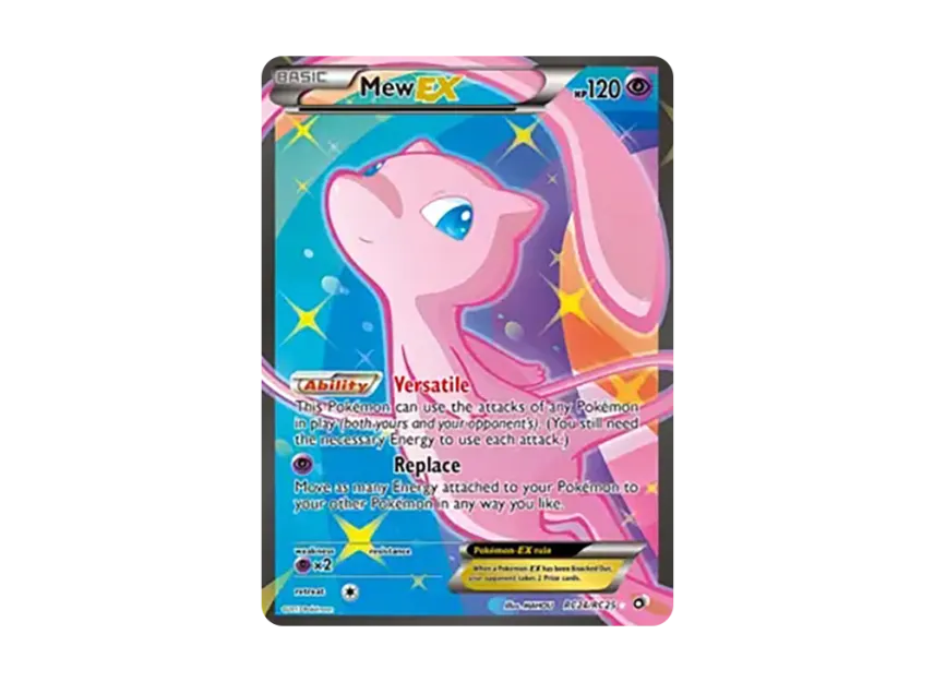 Mew EX UR [RC24/RC25] (Black & White "Legendary Treasures Radiant Collection")