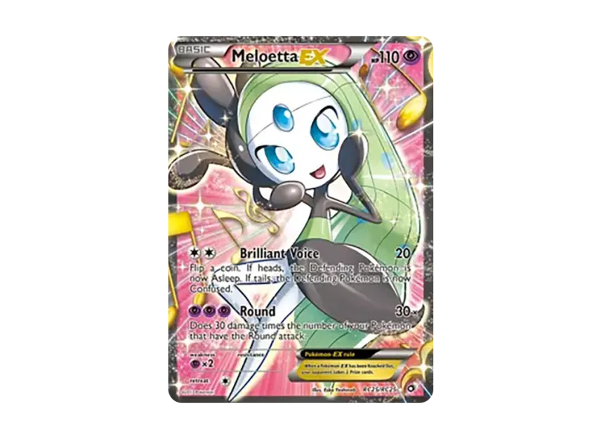 Meloetta EX UR [RC25/RC25] (Black & White "Legendary Treasures Radiant Collection")