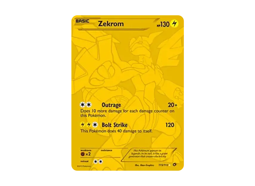 Zekrom UR [113-LEGENDARY-TREASURES 115/113] (Black & White "Legendary Treasures")