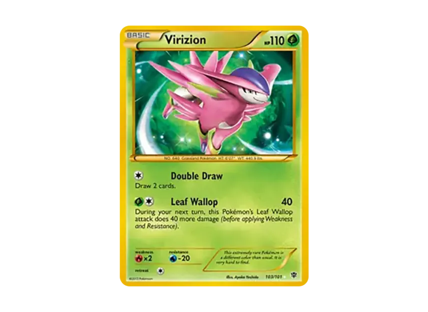 Virizion HR [101-PLASMA-BLAST 103/101] (Black & White "Plasma Blast")