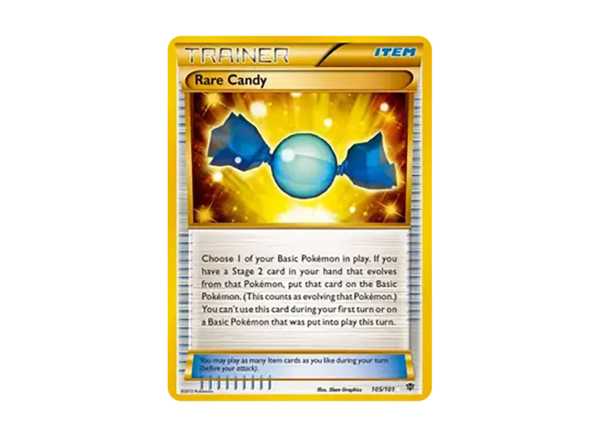 Rare Candy HR [101-PLASMA-BLAST 105/101] (Black & White "Plasma Blast")