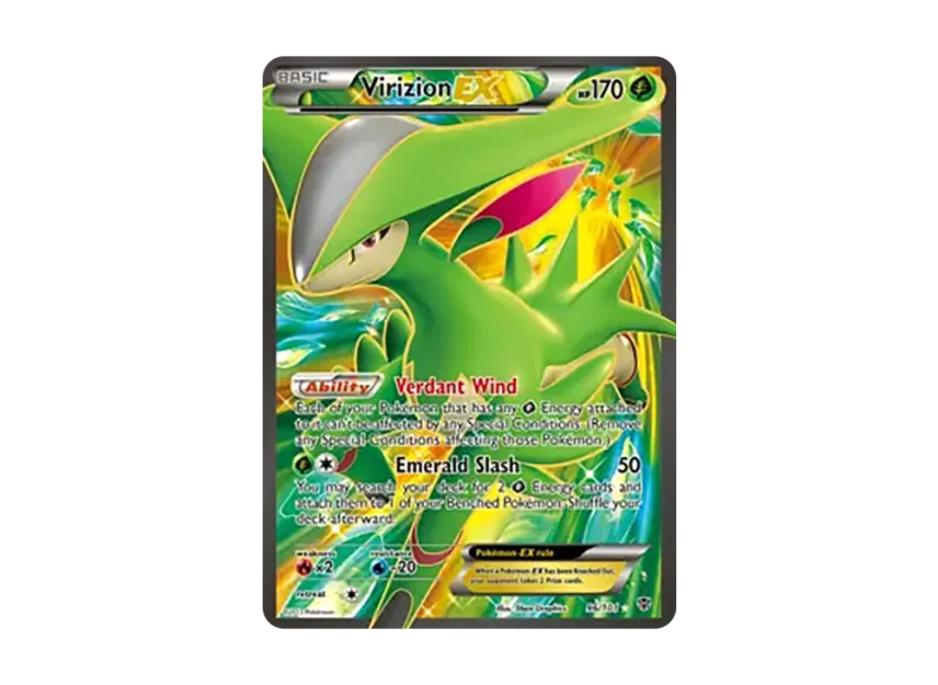 Virizion EX UR [101-PLASMA-BLAST 96/101] (Black & White "Plasma Blast")