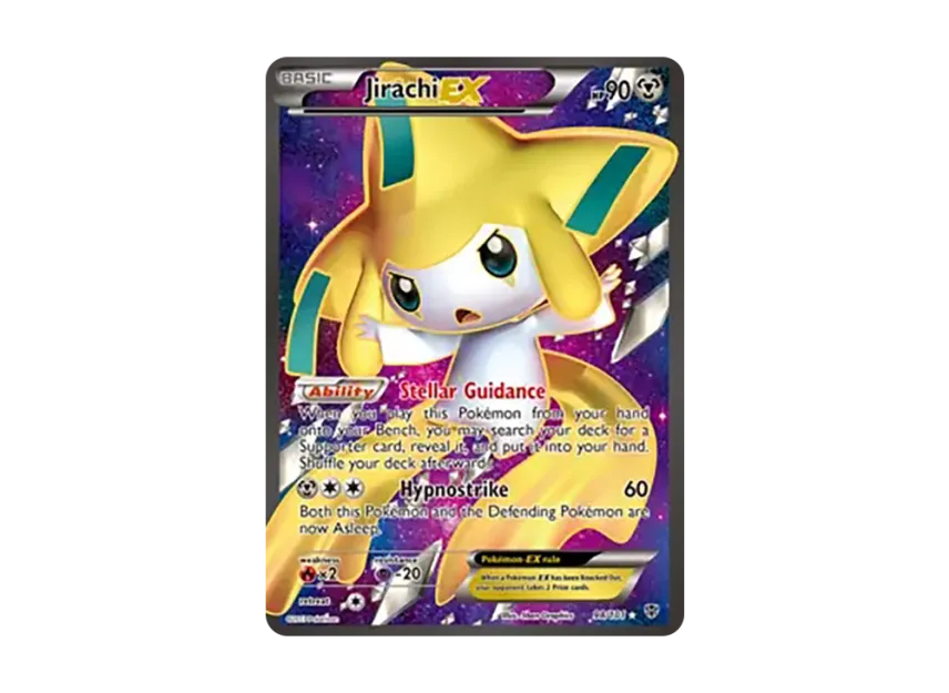 Jirachi EX UR [101-PLASMA-BLAST 98/101] (Black & White "Plasma Blast")
