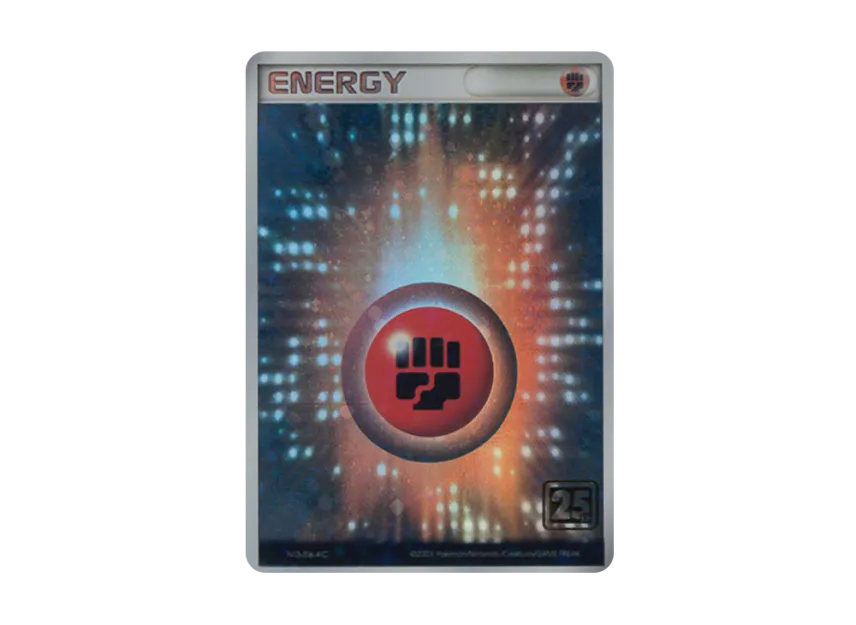 Basic Fighting Energy : 25th Holo [ADV-CREATURES-DECK] (Pokemon Card 25th "Creatures Deck")