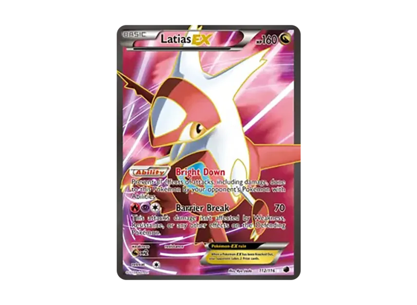 Latias EX UR [116-PLASMA-FREEZE 112/116] (Black & White "Plasma Freeze")