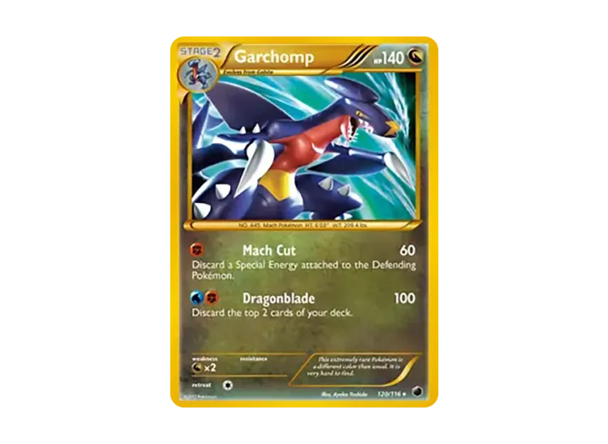 Garchomp HR [116-PLASMA-FREEZE 120/116] (Black & White "Plasma Freeze")