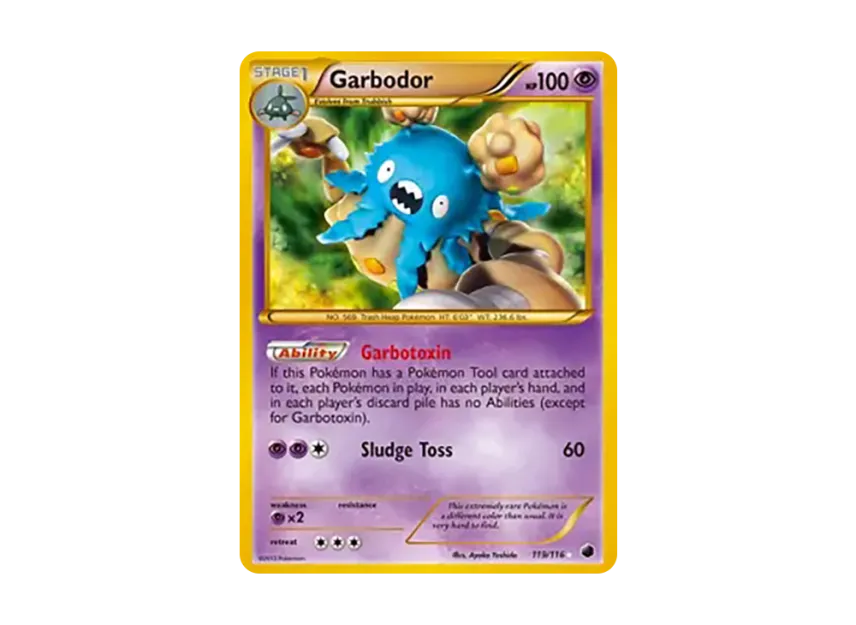 Garbodor HR [116-PLASMA-FREEZE 119/116] (Black & White "Plasma Freeze")