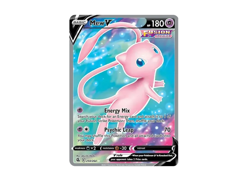 Mew V UR [264-FUSION-STRIKE 250/264] (Sword & Shield "Fusion Strike")
