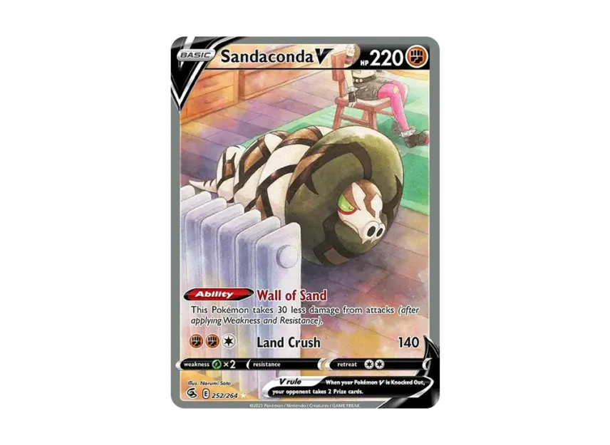Sandaconda V UR [264-FUSION-STRIKE 252/264] (Sword & Shield "Fusion Strike")