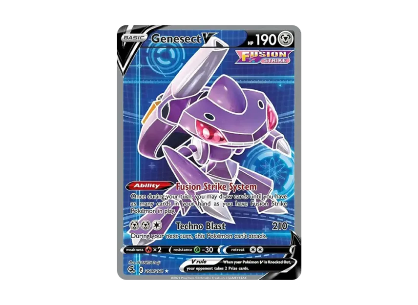 Genesect V UR [264-FUSION-STRIKE 254/264] (Sword & Shield "Fusion Strike")