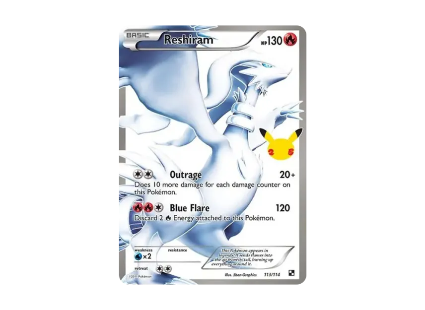 Reshiram [SWORD-SHIELD-CELEBRATIONS 113/114] (Sword & Shield "Celebrations")