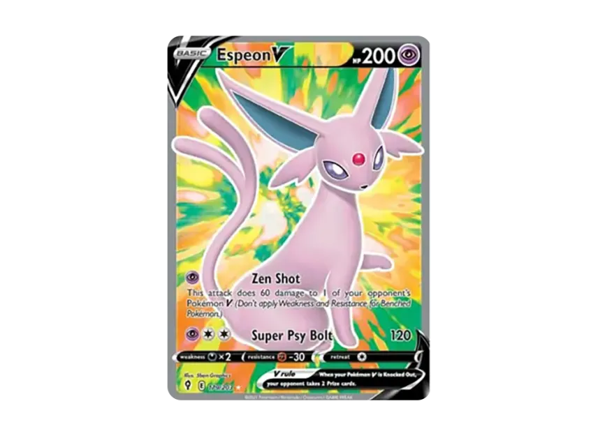 Espeon V UR [203-EVOLVING-SKIES 179/203] (Sword & Shield "Evolving Skies")