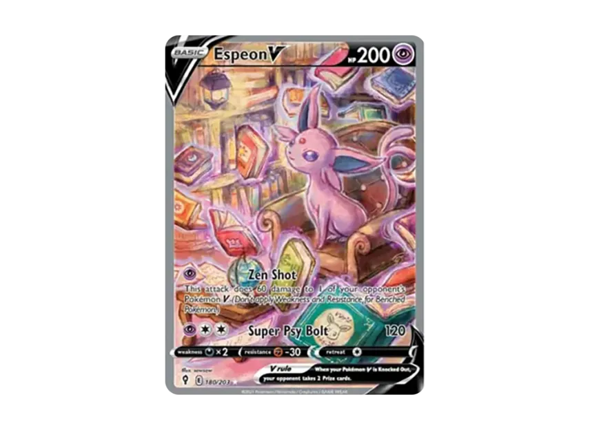 Espeon V UR [203-EVOLVING-SKIES 180/203] (Sword & Shield "Evolving Skies")