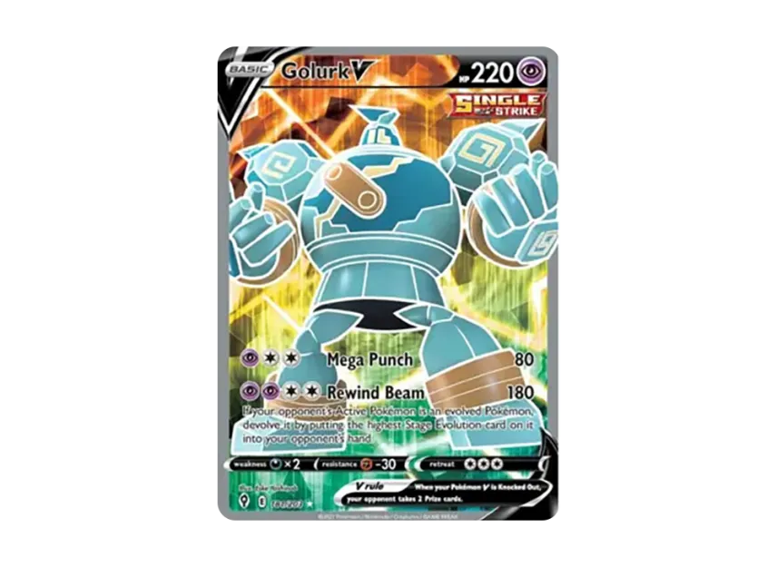 Golurk V UR [203-EVOLVING-SKIES 181/203] (Sword & Shield "Evolving Skies")