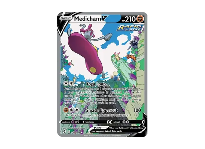 Medicham V UR [203-EVOLVING-SKIES 186/203] (Sword & Shield "Evolving Skies")