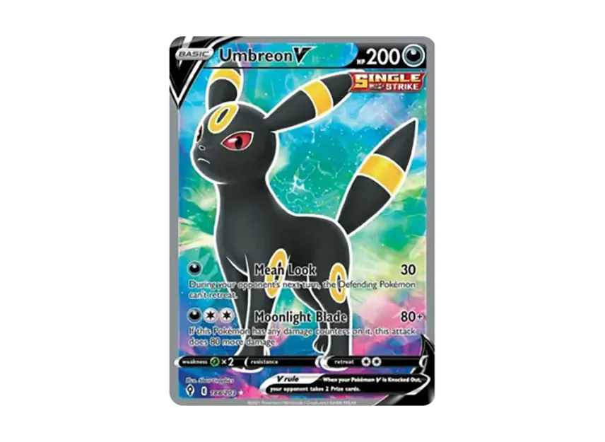 Umbreon V UR [203-EVOLVING-SKIES 188/203] (Sword & Shield "Evolving Skies")
