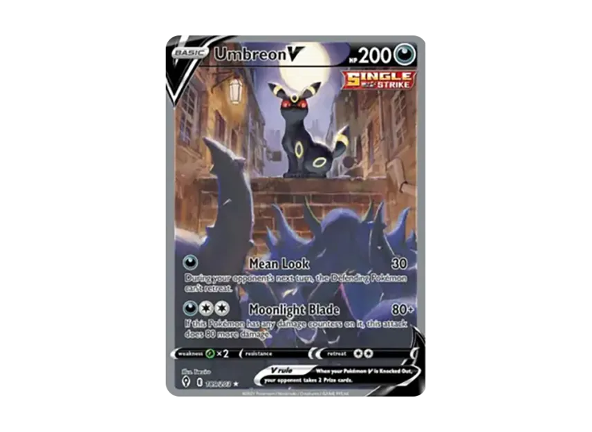 Umbreon V UR [203-EVOLVING-SKIES 189/203] (Sword & Shield "Evolving Skies")