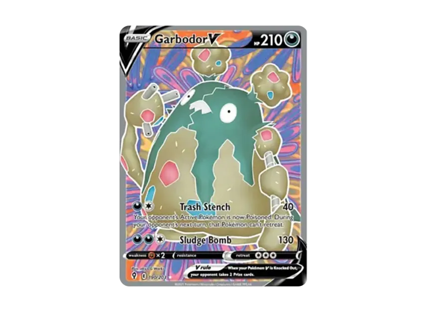 Garbodor V UR [203-EVOLVING-SKIES 190/203] (Sword & Shield "Evolving Skies")