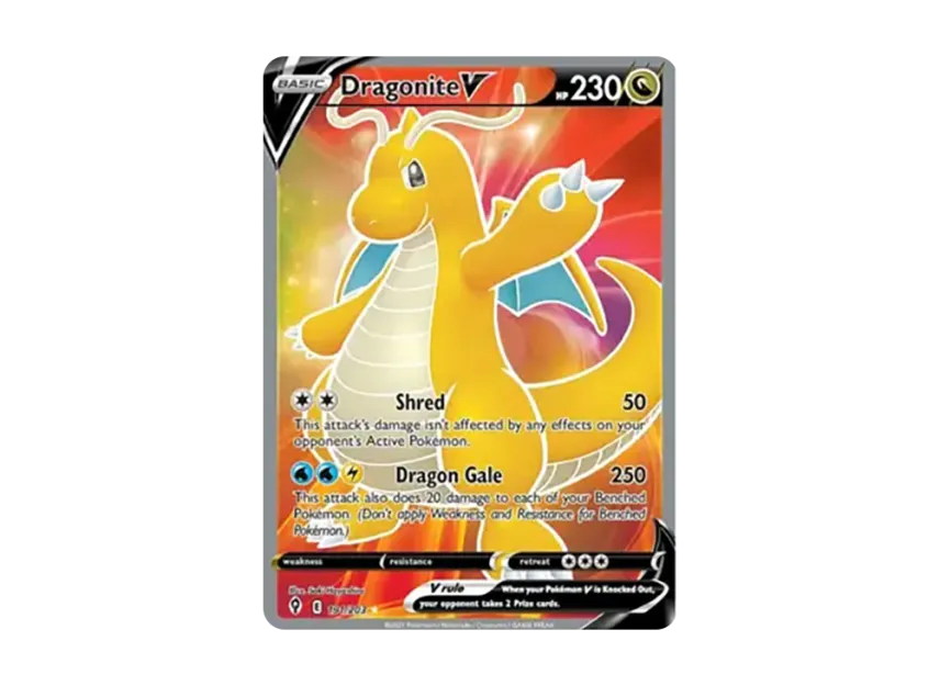 Dragonite V UR [203-EVOLVING-SKIES 191/203] (Sword & Shield "Evolving Skies")