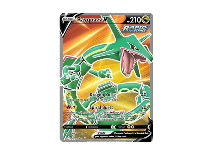 Rayquaza V UR [203-EVOLVING-SKIES 193/203] (Sword & Shield "Evolving Skies")