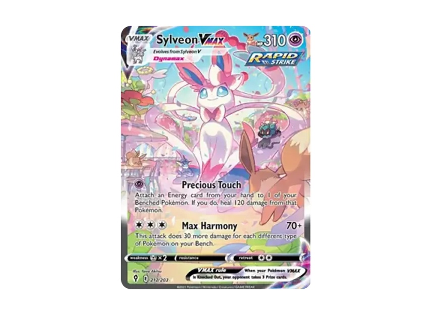 Sylveon VMAX RR [203-EVOLVING-SKIES 212/203] (Sword & Shield "Evolving Skies")