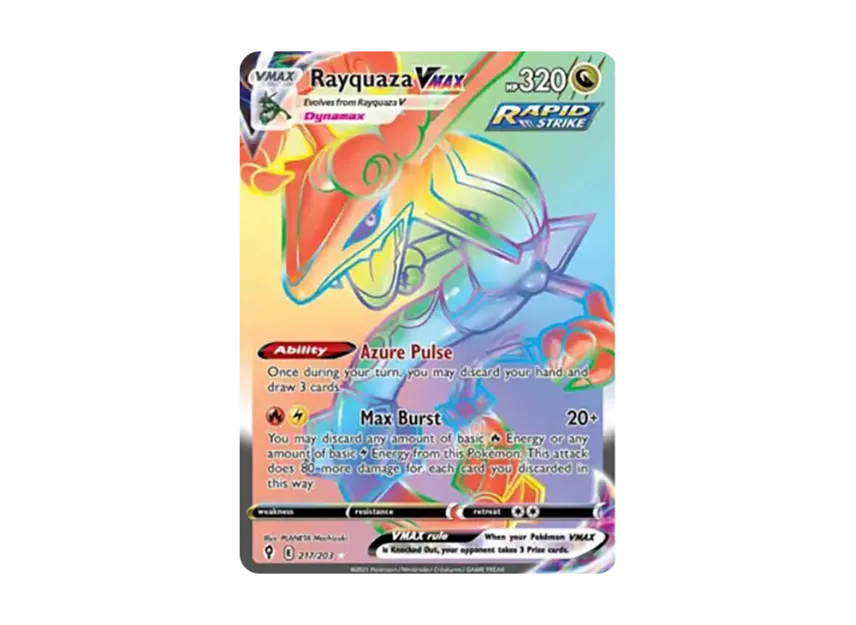 Rayquaza VMAX RR [203-EVOLVING-SKIES 217/203] (Sword & Shield "Evolving Skies")