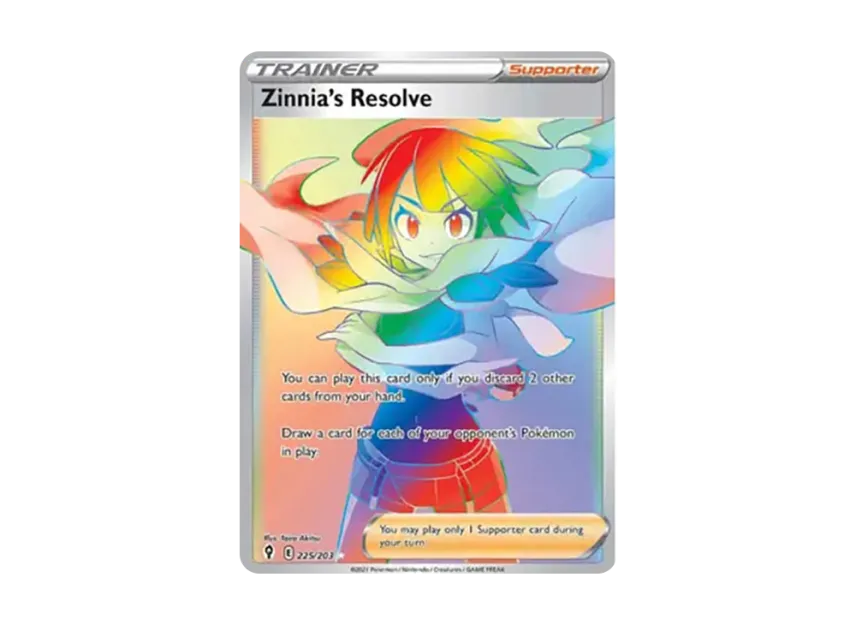 Zinnia's Resolve RR [203-EVOLVING-SKIES 225/203] (Sword & Shield "Evolving Skies")