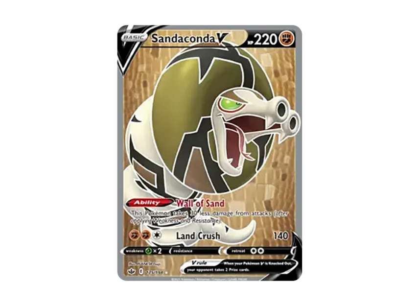 Sandaconda V UR [198-CHILLING-REIGN 175/198] (Sword & Shield "Chilling Reign")