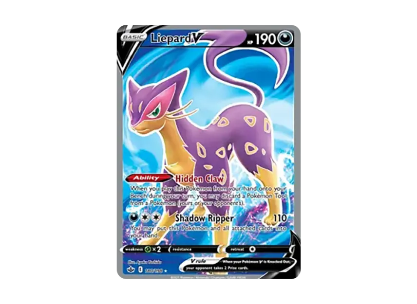 Liepard V UR [198-CHILLING-REIGN 180/198] (Sword & Shield "Chilling Reign")