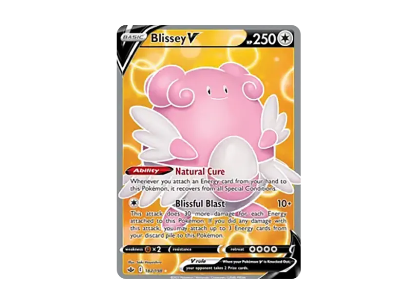 Blissey V UR [198-CHILLING-REIGN 182/198] (Sword & Shield "Chilling Reign")