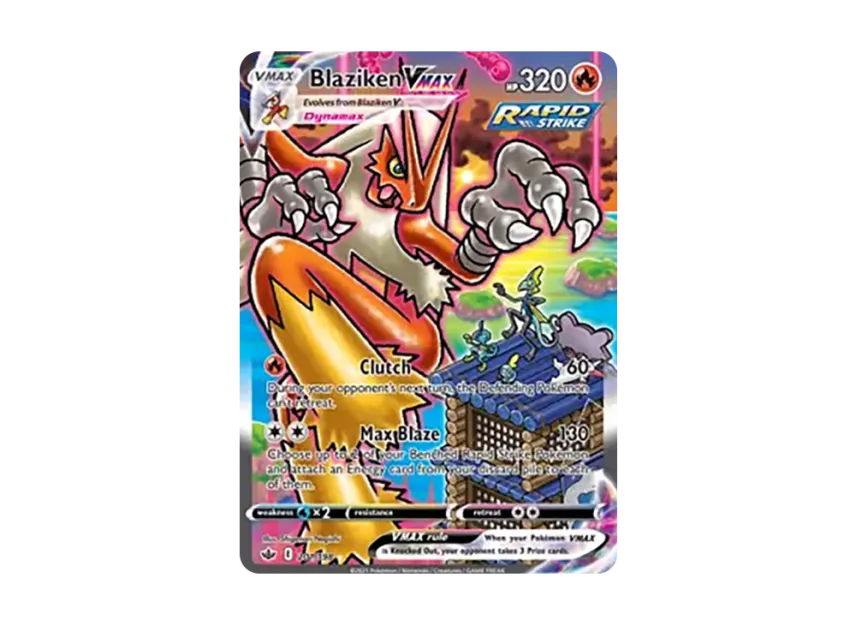Blaziken VMAX RR [198-CHILLING-REIGN 201/198] (Sword & Shield "Chilling Reign")