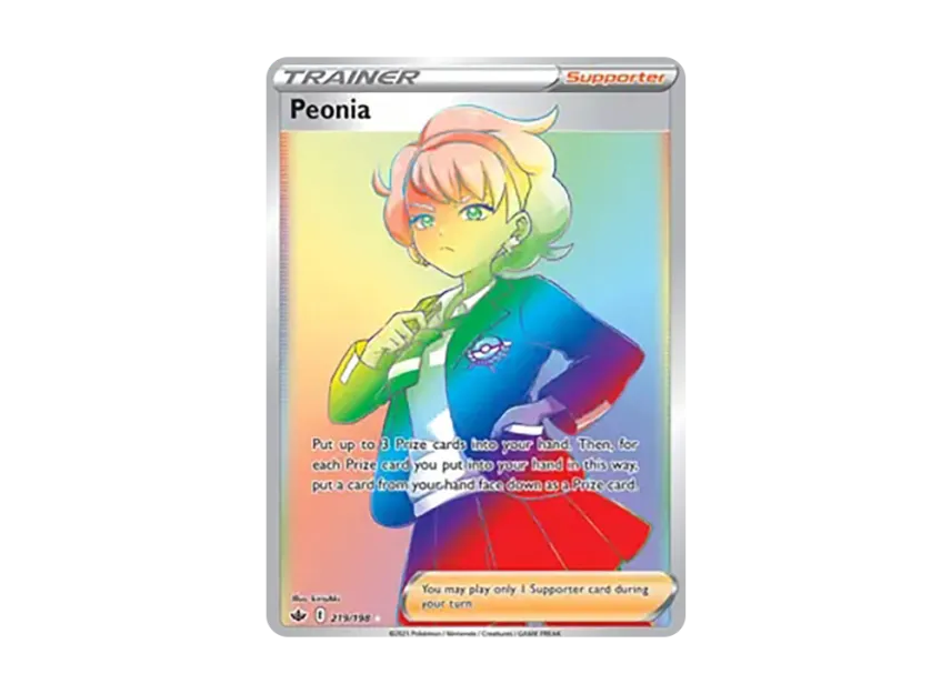 Peonia RR [198-CHILLING-REIGN 219/198] (Sword & Shield "Chilling Reign")