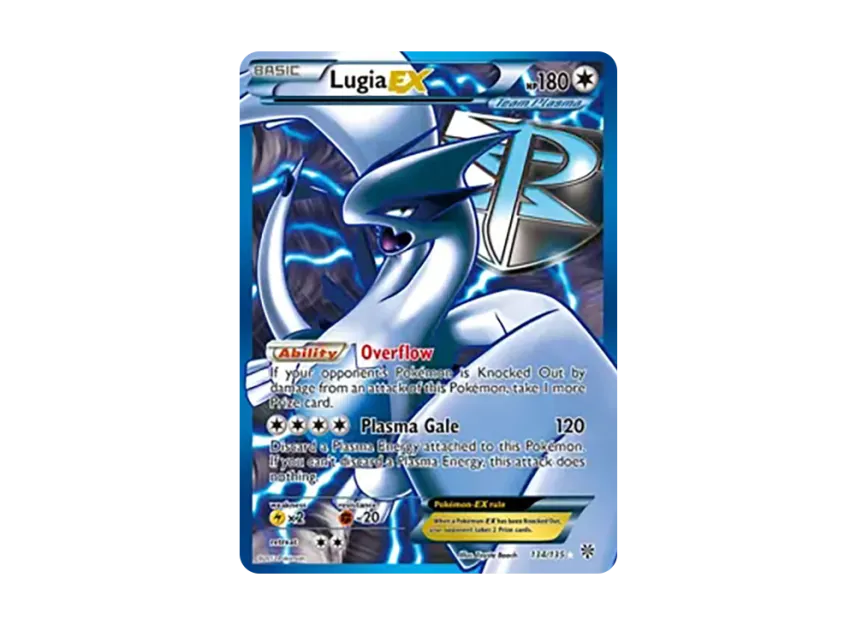Lugia EX UR [135-PLASMA-STORM 134/135] (Black & White "Plasma Storm")