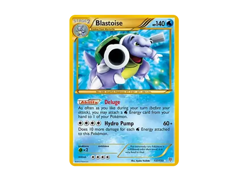 Blastoise HR [135-PLASMA-STORM 137/135] (Black & White "Plasma Storm")