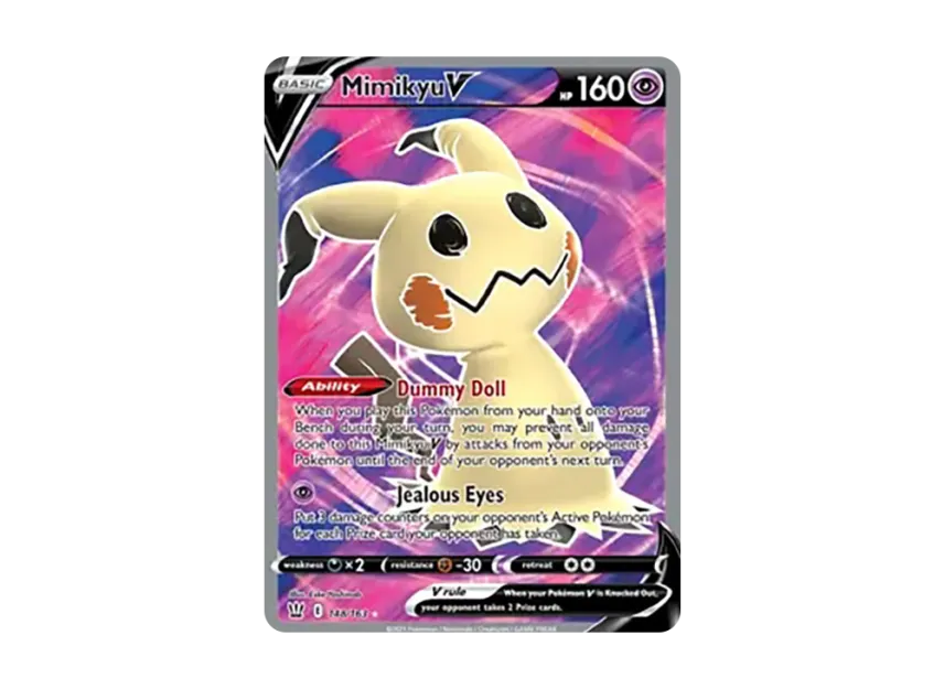 Mimikyu V UR [163-BATTLE-STYLES 148/163] (Sword & Shield "Battle Styles")