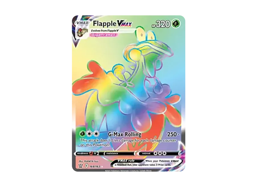 Flapple VMAX RR [163-BATTLE-STYLES 164/163] (Sword & Shield "Battle Styles")