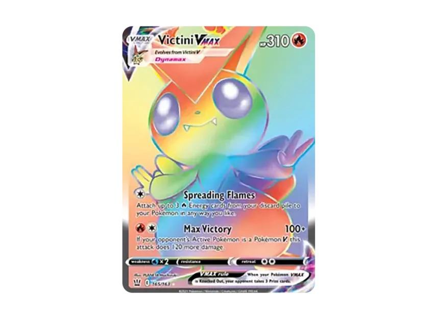 Victini VMAX RR [163-BATTLE-STYLES 165/163] (Sword & Shield "Battle Styles")