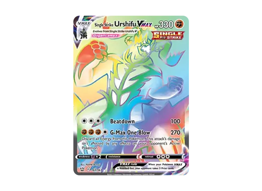 Single Strike Urshifu VMAX RR [163-BATTLE-STYLES 167/163] (Sword & Shield "Battle Styles")