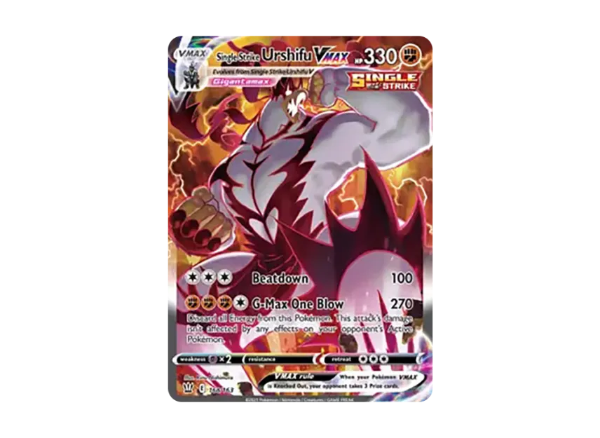 Single Strike Urshifu VMAX RR [163-BATTLE-STYLES 168/163] (Sword & Shield "Battle Styles")