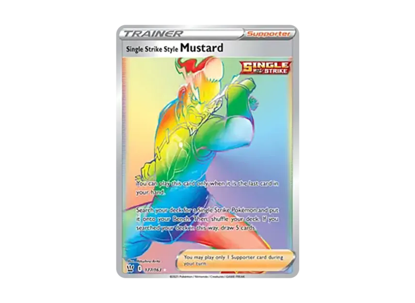 Single Strike Style Mustard HR [163-BATTLE-STYLES 177/163] (Sword & Shield "Battle Styles")