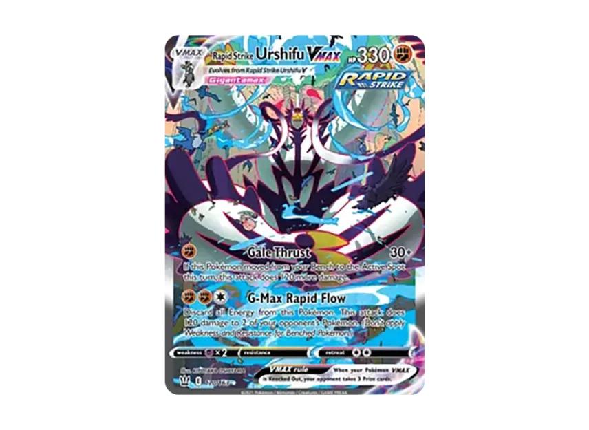 Rapid Strike Urshifu VMAX RR [163-BATTLE-STYLES 170/163] (Sword & Shield "Battle Styles")