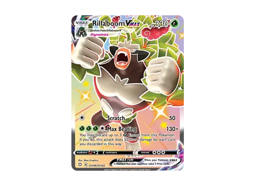 Rillaboom VMAX SUR [SV106/SV122] (Sword & Shield "Shining Fates")