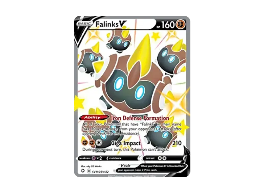 Falinks V SUR [SV115/SV122] (Sword & Shield "Shining Fates")
