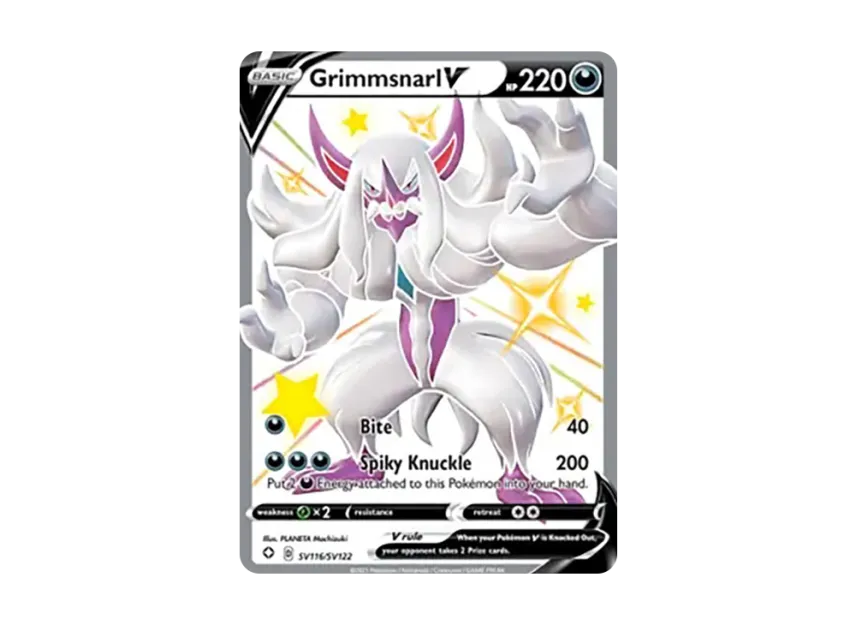 Grimmsnarl V SUR [SV116/SV122] (Sword & Shield "Shining Fates")